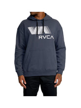 Bluza z kapturem VA RVCA Blur Hoodie - niebieski
