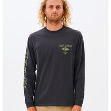 Koszulka RIP CURL Fade Out Icon L/S Tee czarny - Adventure Sports

