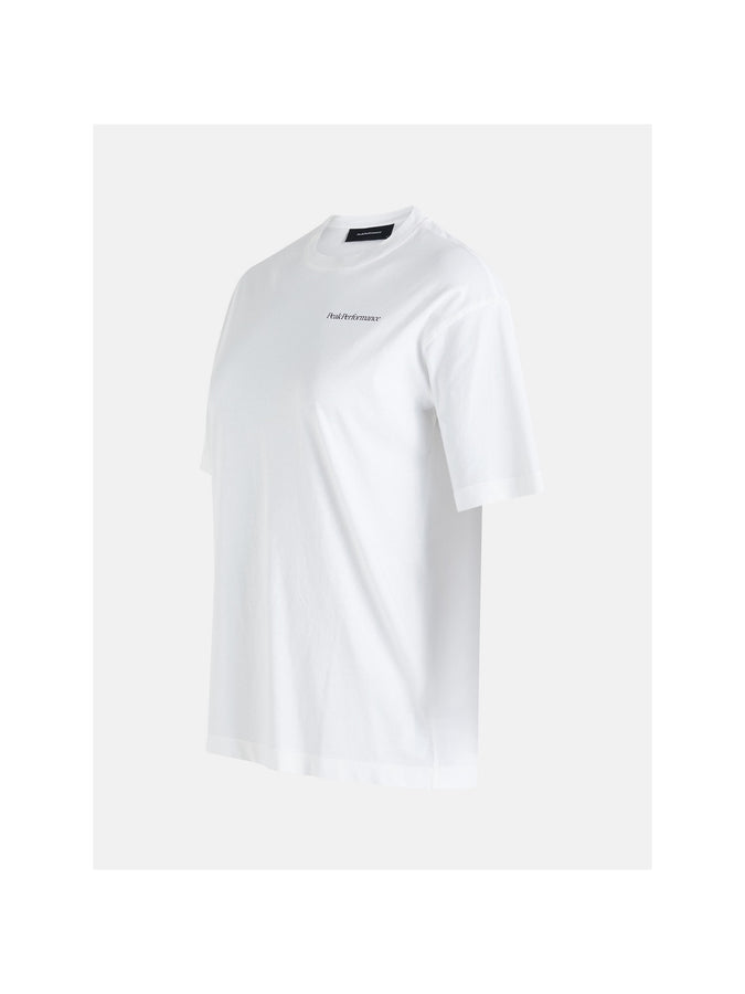 T-Shirt Peak Performance W R&D Print T-Shirt biały