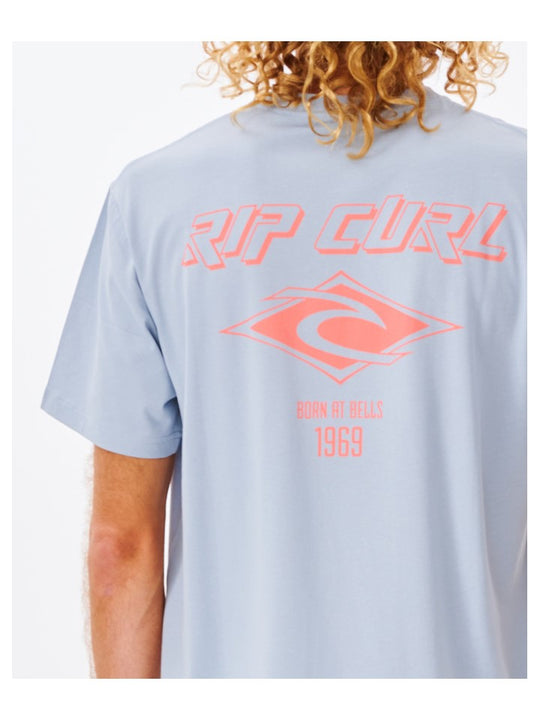 T-Shirt RIP CURL Fade Out Icon Tee niebieski
