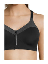 Stanik treningowy CASALL Front Zip Sports Bra szary
