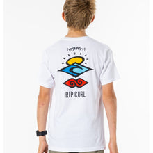 T-Shirt RIP CURL Search Icon Tee -Boy biały - Koszulka - Adventure Sports
