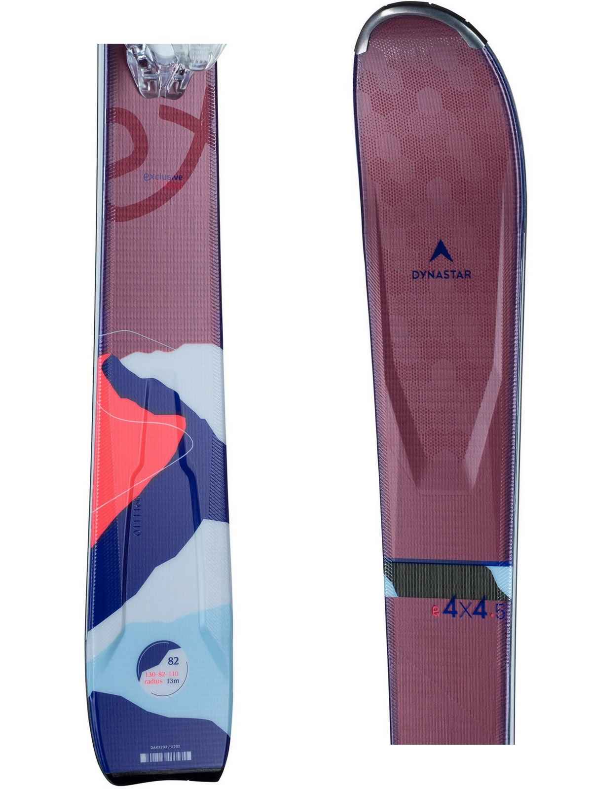 Narty damskie DYNASTAR E 4X4 5 + wiązania LOOK Xpress W 11 GW - Adventure Sports