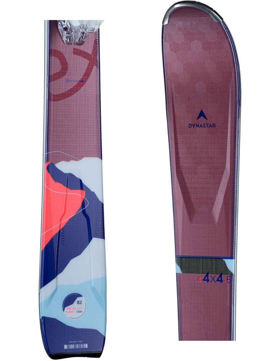 Narty damskie DYNASTAR E 4X4 5 + wiązania LOOK Xpress W 11 GW - Adventure Sports
