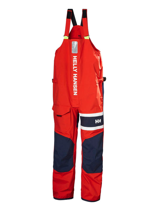 Spodnie Helly Hansen Salt Coastal Bib - czerwony
