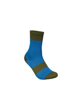 Skarpety rowerowe POC Y&#39;s Essential MTB Sock niebiesko zielony
