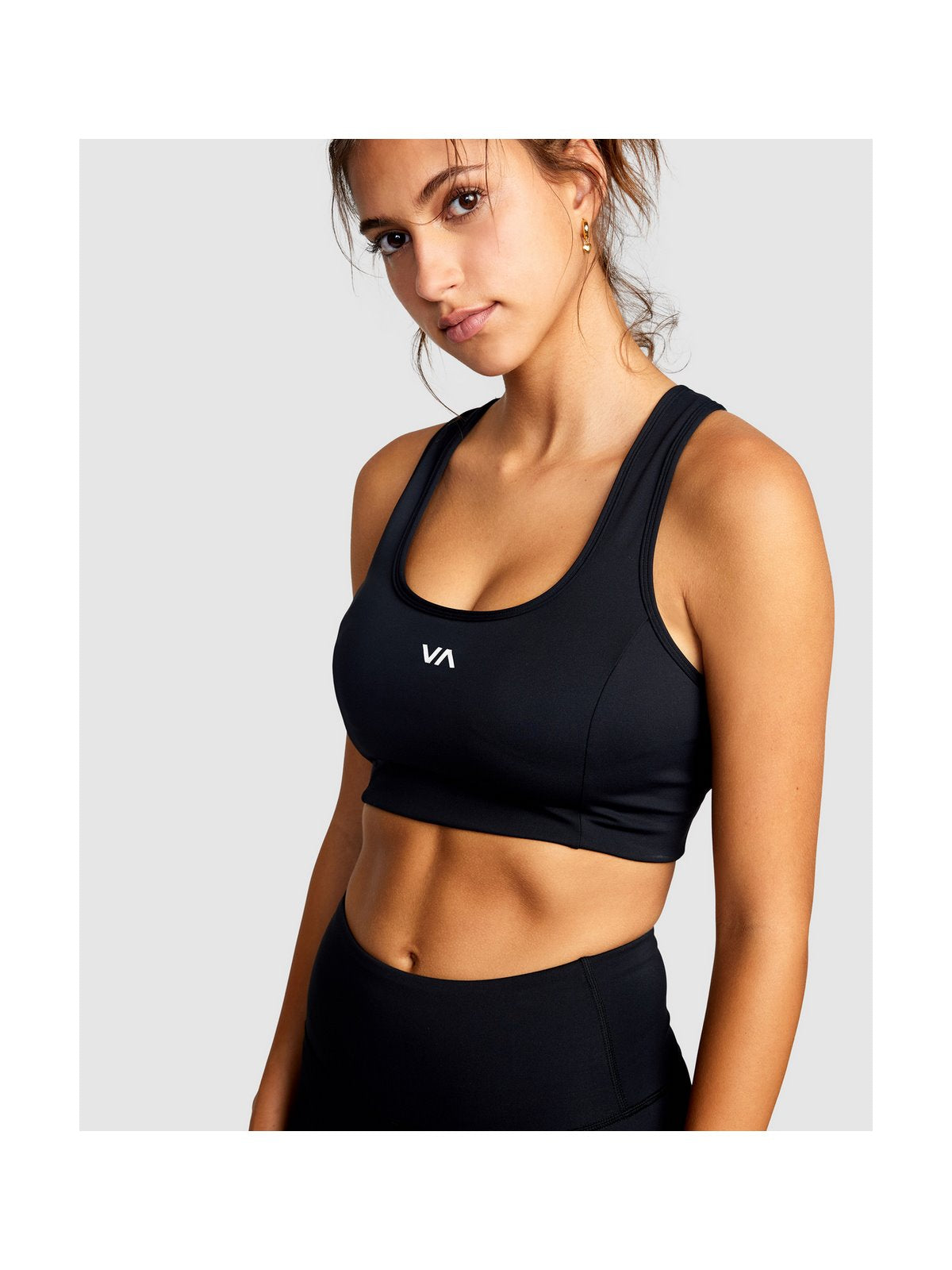 Top RVCA Va Essential Bra - czarny