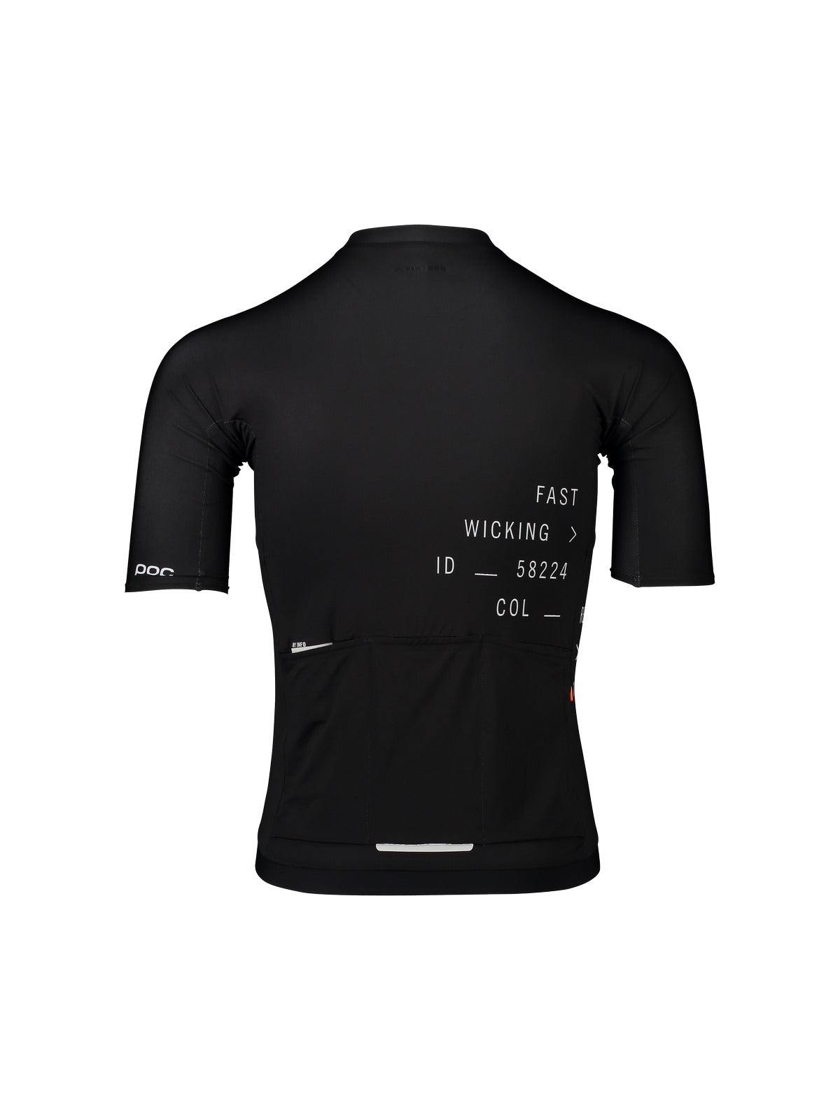 Koszulka rowerowa POC M's PRISTINE PRINT Jersey - czarny