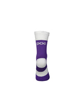 Skarpety rowerowe POC Y&#39;s Essential MTB Sock fioletowo biały
