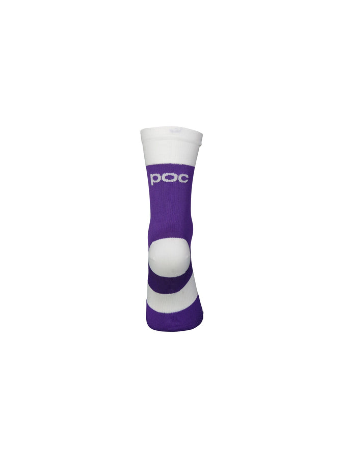Skarpety rowerowe POC Y's Essential MTB Sock fioletowo biały