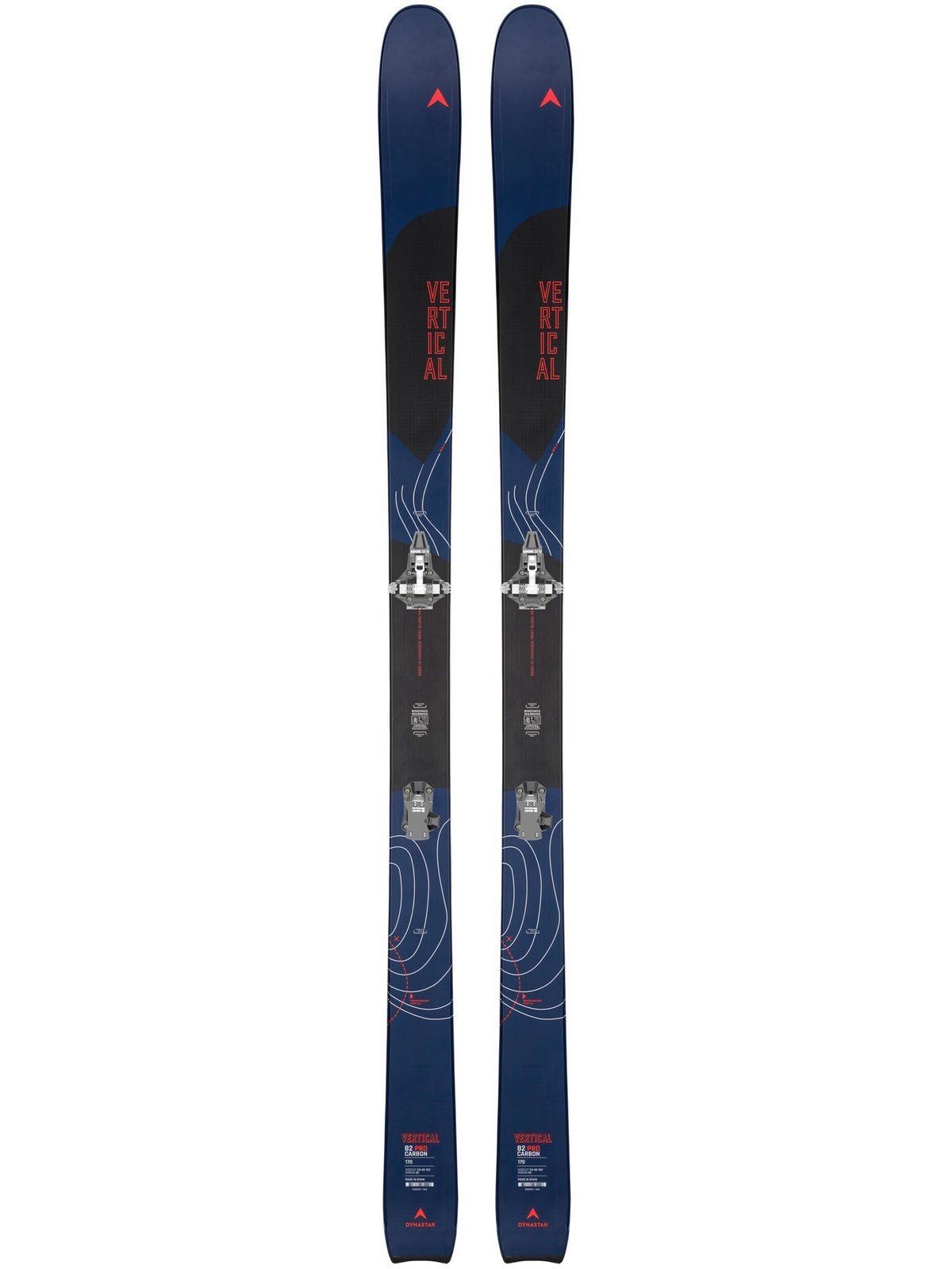 Narty skitourowe DYNASTAR VERTICAL PRO + wiązania LOOK ST 10 BK WHT