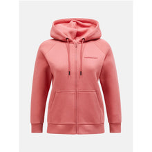 Bluza Peak Performance W Original Small Logo Zip Hood różowy - Adventure Sports
