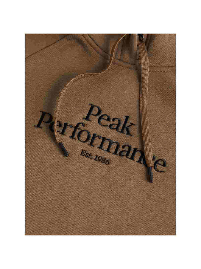Bluza Peak Performance W Original Hood brązowy
