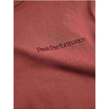 T-Shirt Peak Performance M Original Small Logo Tee brązowy - Koszulka - Adventure Sports

