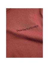 T-Shirt Peak Performance M Original Small Logo Tee brązowy