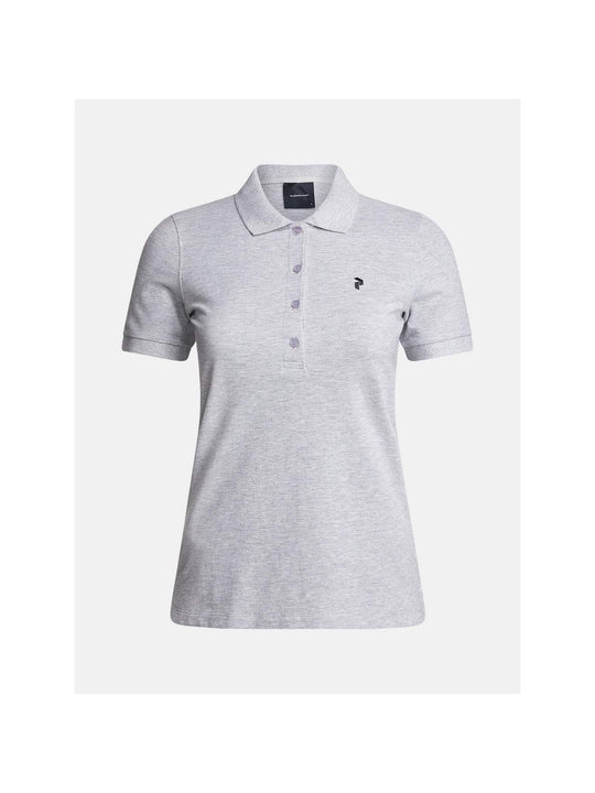 Koszulka polo Peak Performance W Classic Cotton Polo - szary
