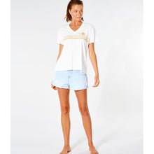 T-Shirt RIP CURL Sunset V-Neck Tee - biały - Koszulka - Adventure Sports
