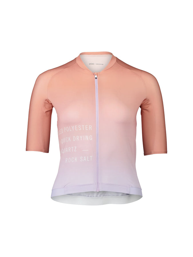Koszulka rowerowa POC W's Pristine Print Jersey fioletowy