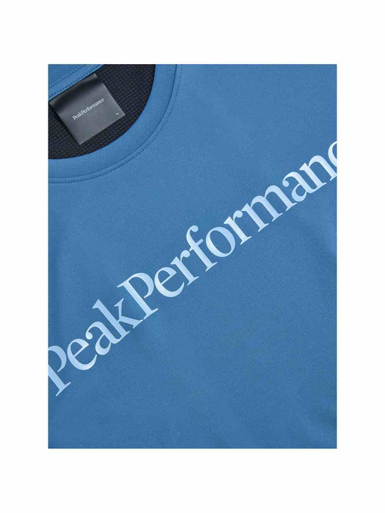 T-Shirt Peak Performance M Alum Light Short Sleeve niebieski