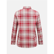 Koszula Peak Performance W Cotton Flannel Shirt czerwono biała krata - Adventure Sports
