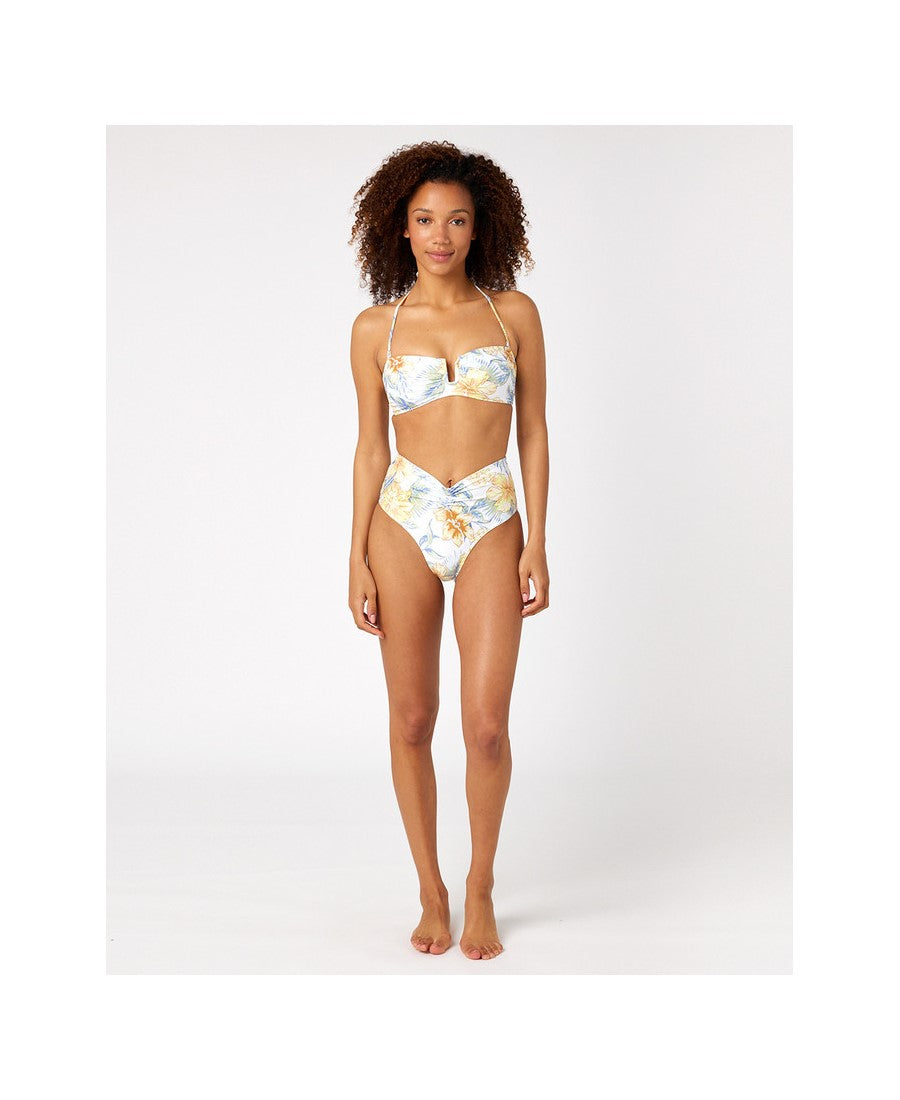 Biustonosz kąpielowy RIP CURL Always Summer Bandeau biały - Stroje kąpielowe - Adventure Sports