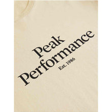 T-Shirt Peak Performance W Original Tee beżowy - Koszulka - Adventure Sports
