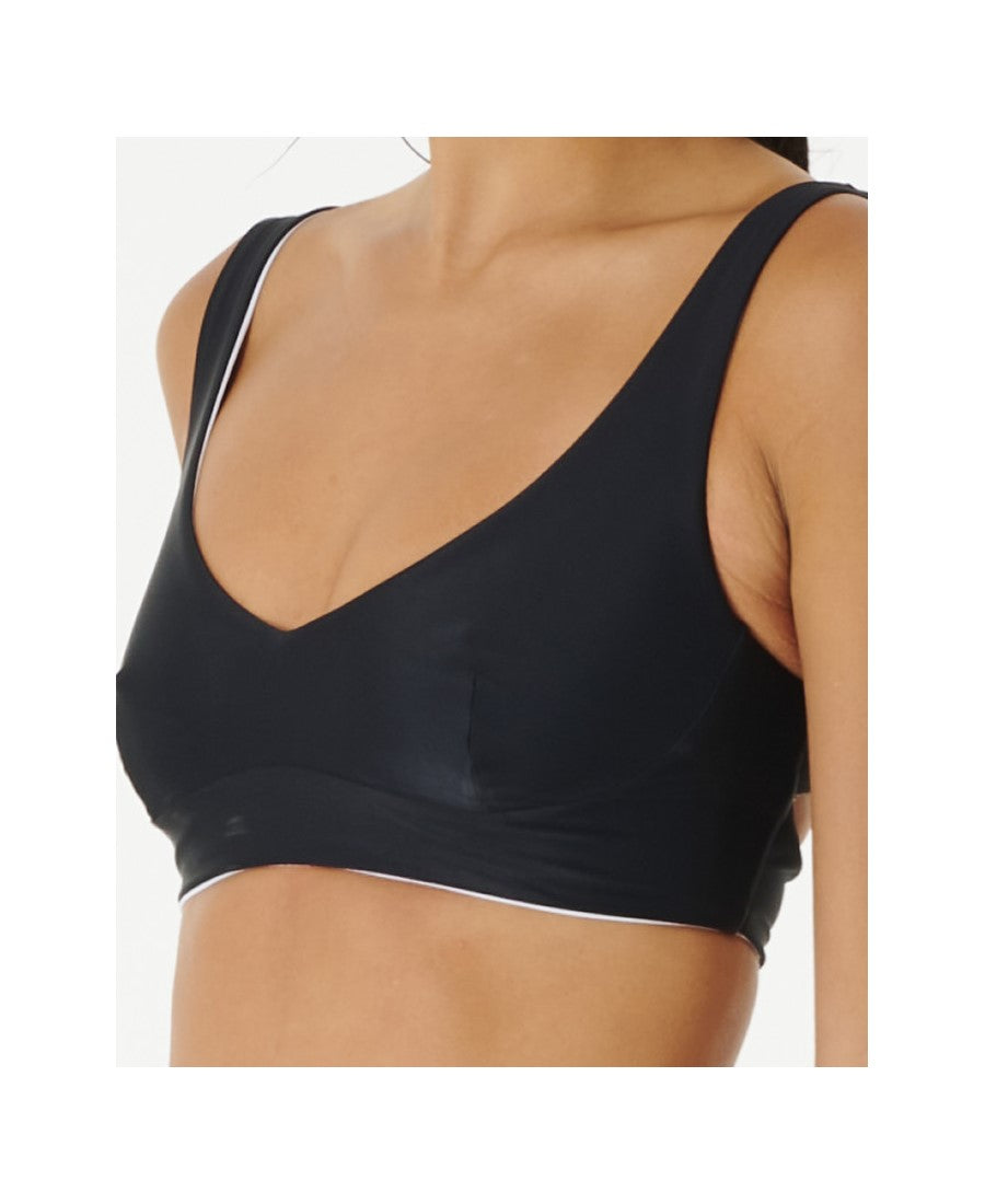 Top RIP CURL Mirage Revo Crop czarny - Adventure Sports