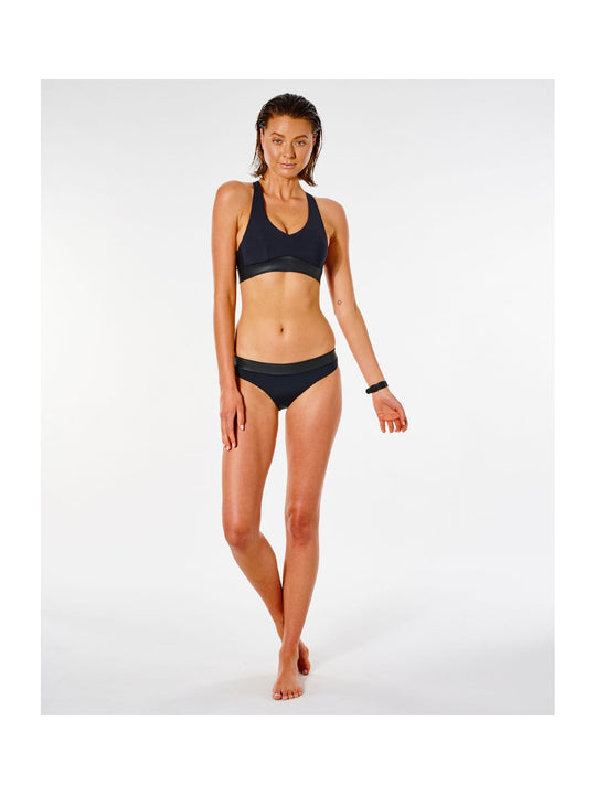 Góra bikini RIP CURL Mirage Ultimate Crop - czarny - Stroje kąpielowe - Adventure Sports
