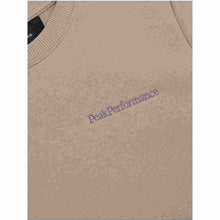 Bluza Peak Performance W Original Small Logo Crew beżowy - Adventure Sports
