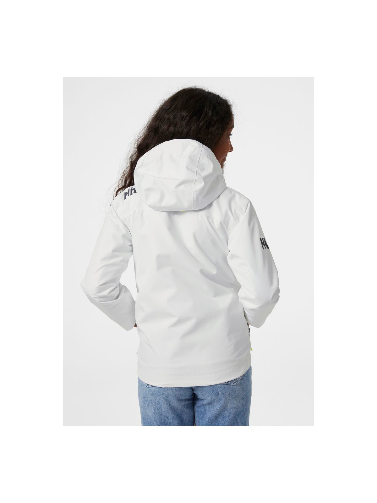 Kurtka dziecięca Helly Hansen Jr Crew Midlayer Jacket biały - Adventure Sports