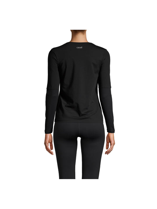 Koszulka CASALL Essential Mesh Detail Long Sleeve czarny
