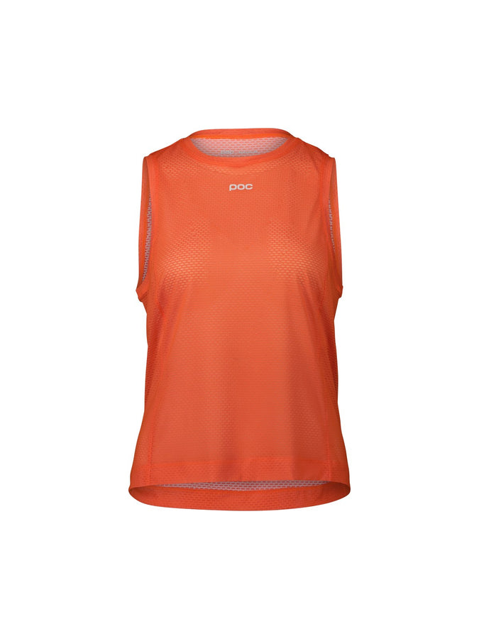 Koszulka rowerowa POC W's Air Indoor Vest pomarańczowy
