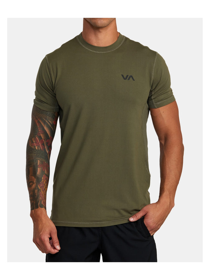 T-Shirt RVCA Sport Vent Ss zielony