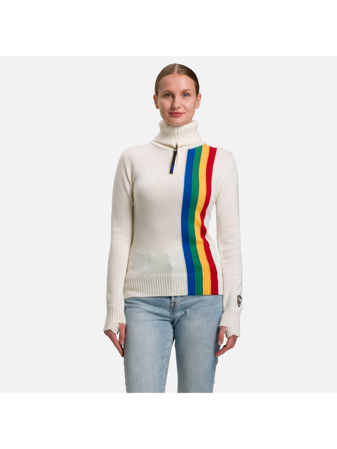 Sweter Rossignol W SKI-FLY biały