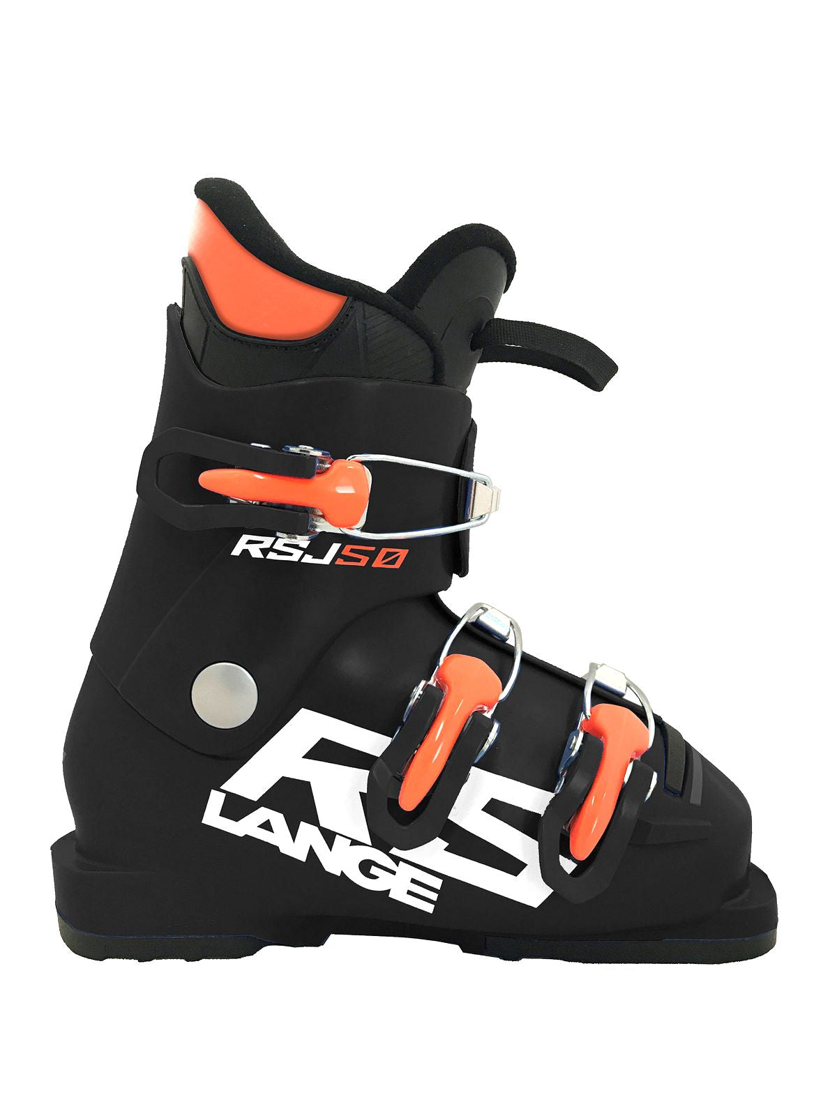 Buty narciarskie juniorskie LANGE RSJ 50 - black/orange fluo flex50