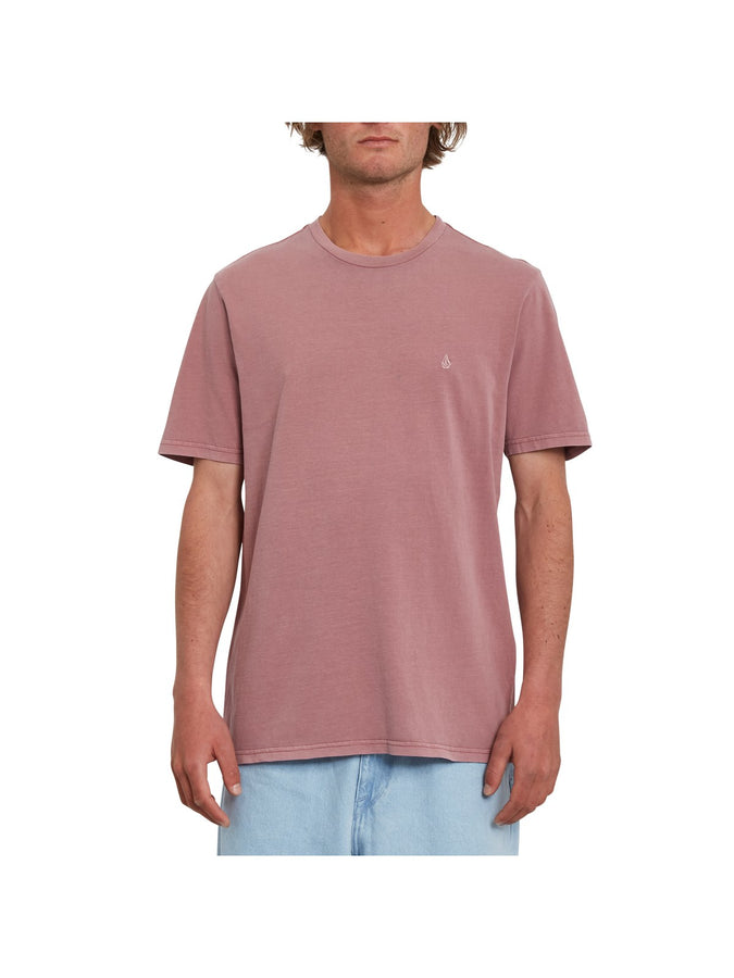 T-Shirt Volcom Solid Stone Emb Ss Tee - różowy