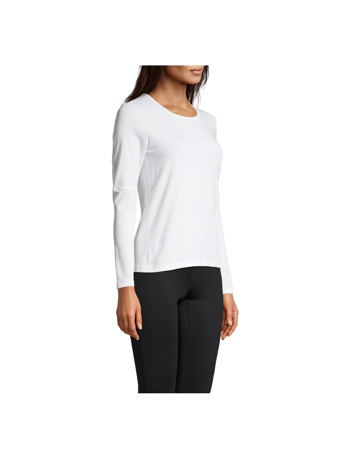 Koszulka CASALL Essential Mesh Detail Long Sleeve biały