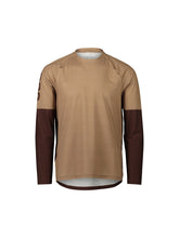 Koszulka rowerowa POC M&#39;s Essential MTB LS Jersey brązowy
