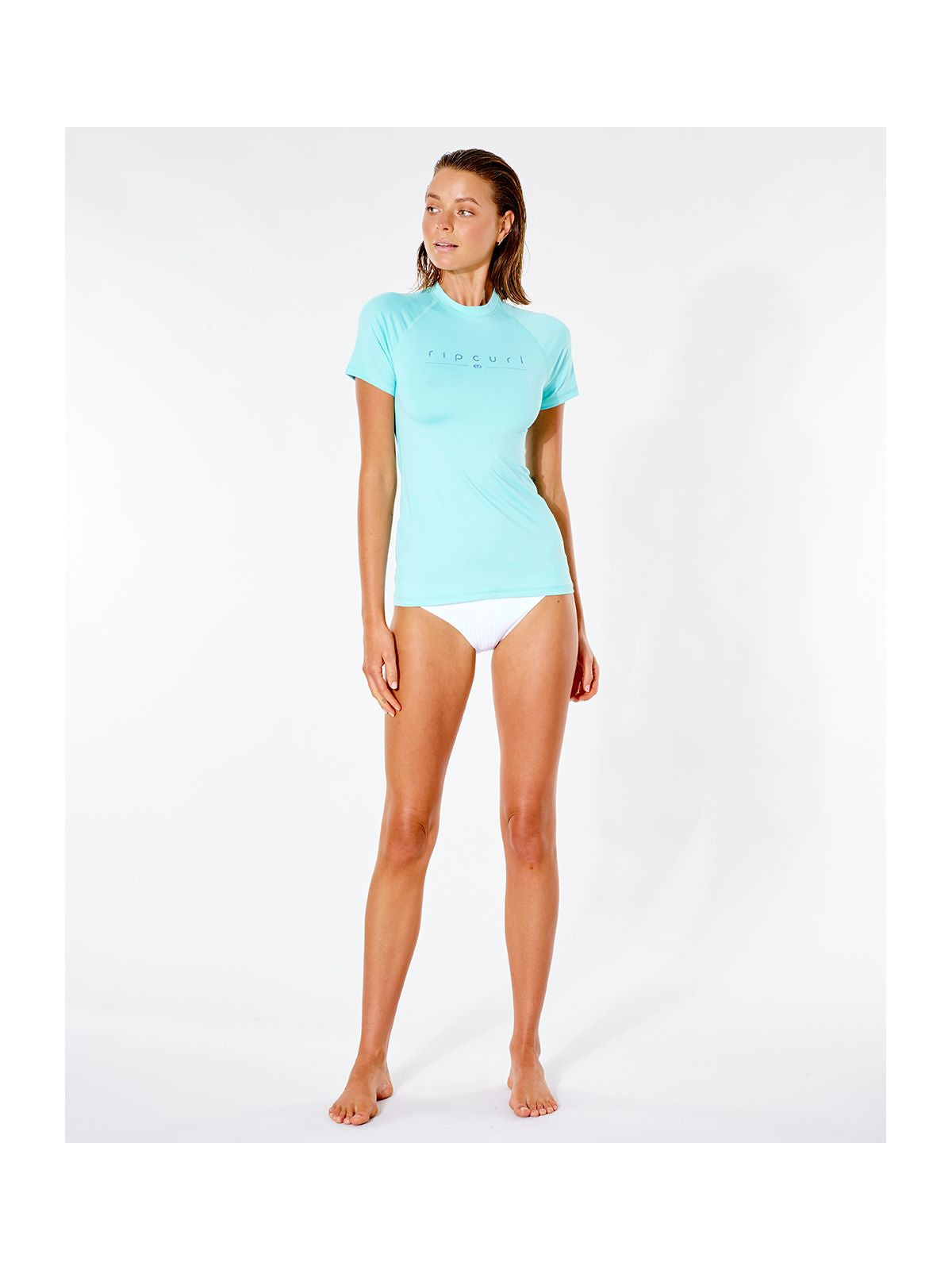 Lycra RIP CURL Golden Rays S/Sl Uv - jasny niebieski