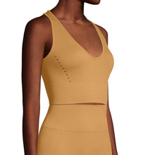 Top treningowy CASALL Seamless Femme V-neck zielony - Adventure Sports
