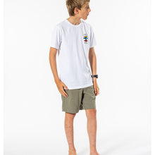 T-Shirt RIP CURL Search Icon Tee -Boy biały - Koszulka - Adventure Sports
