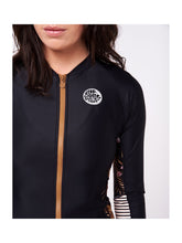 Lycra RIP CURL Playabella Ls Zip Thru - czarny/złoty
