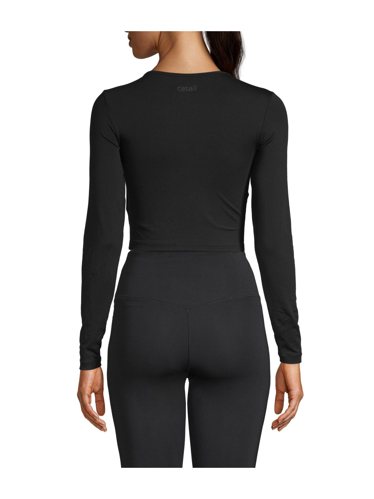 Koszulka CASALL Crop Long Sleeve czarny