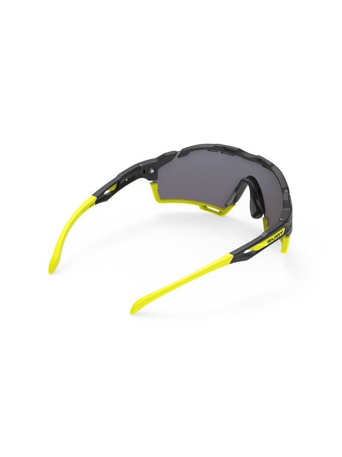 Okulary rowerowe RUDY PROJECT CUTLINE - czarny/żółty | Multilaser Orange Cat 3