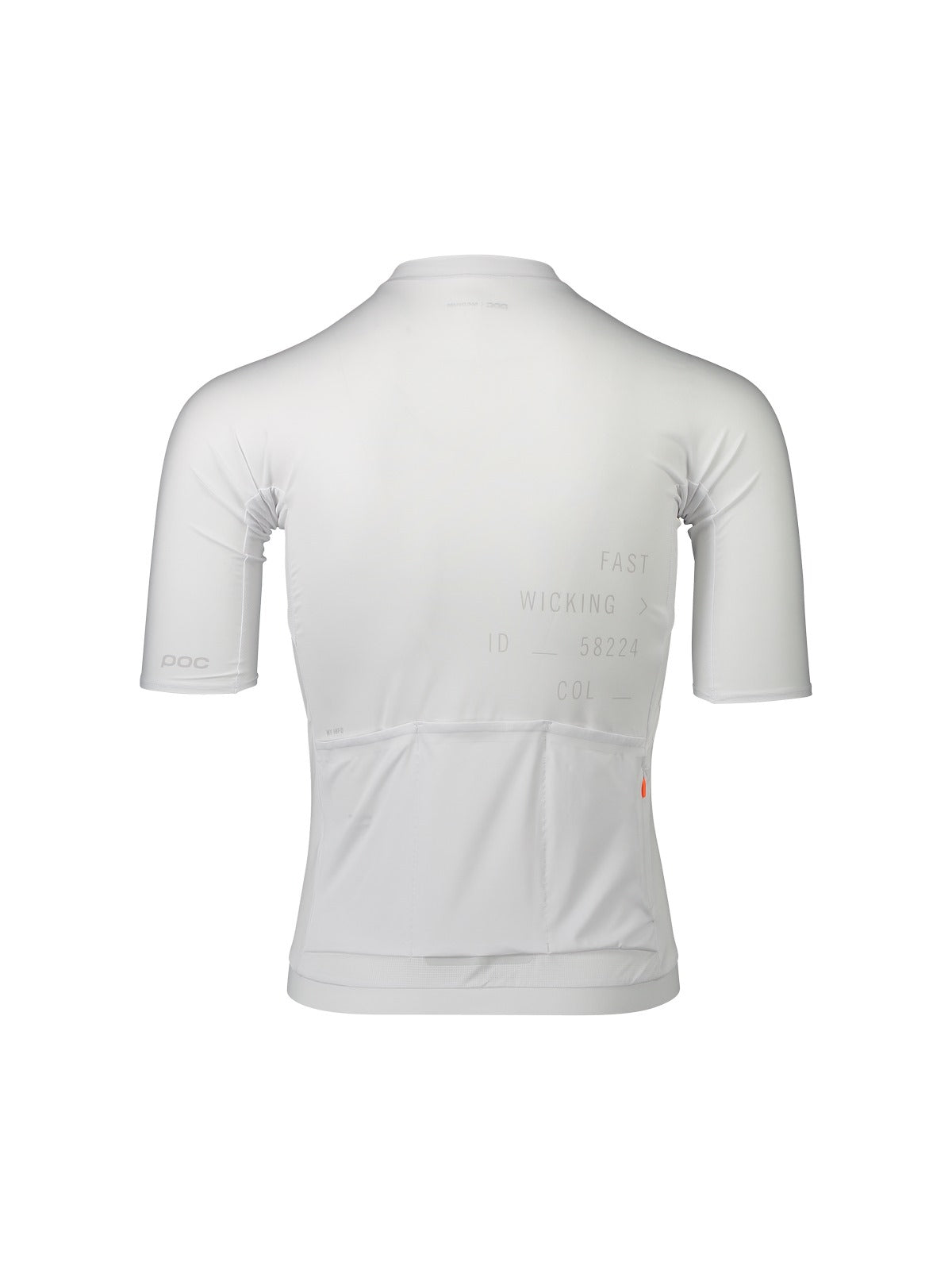 Koszulka rowerowa POC M's PRISTINE PRINT Jersey -biały