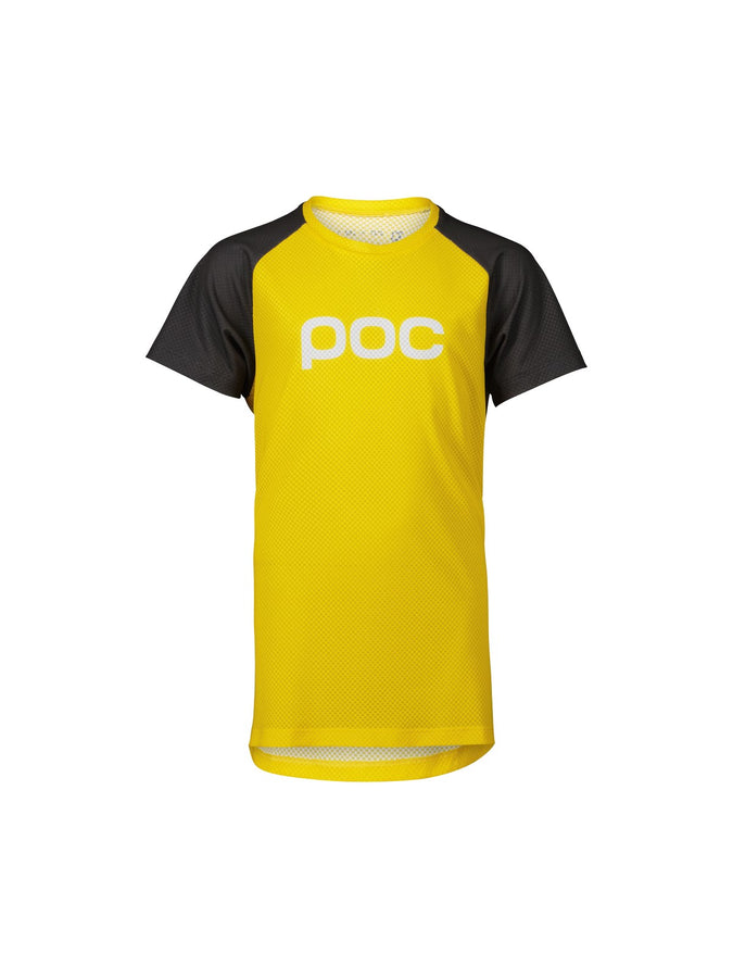 T-Shirt dziecięcy POC Y's Essential MTB Tee żółto szary