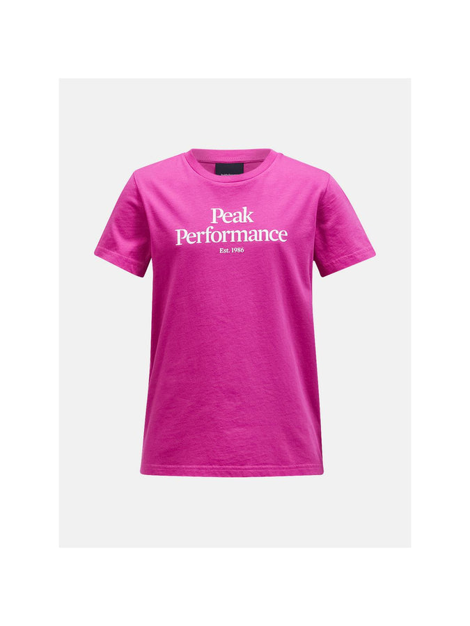 T-Shirt Peak Performance Jr Original Tee różowy