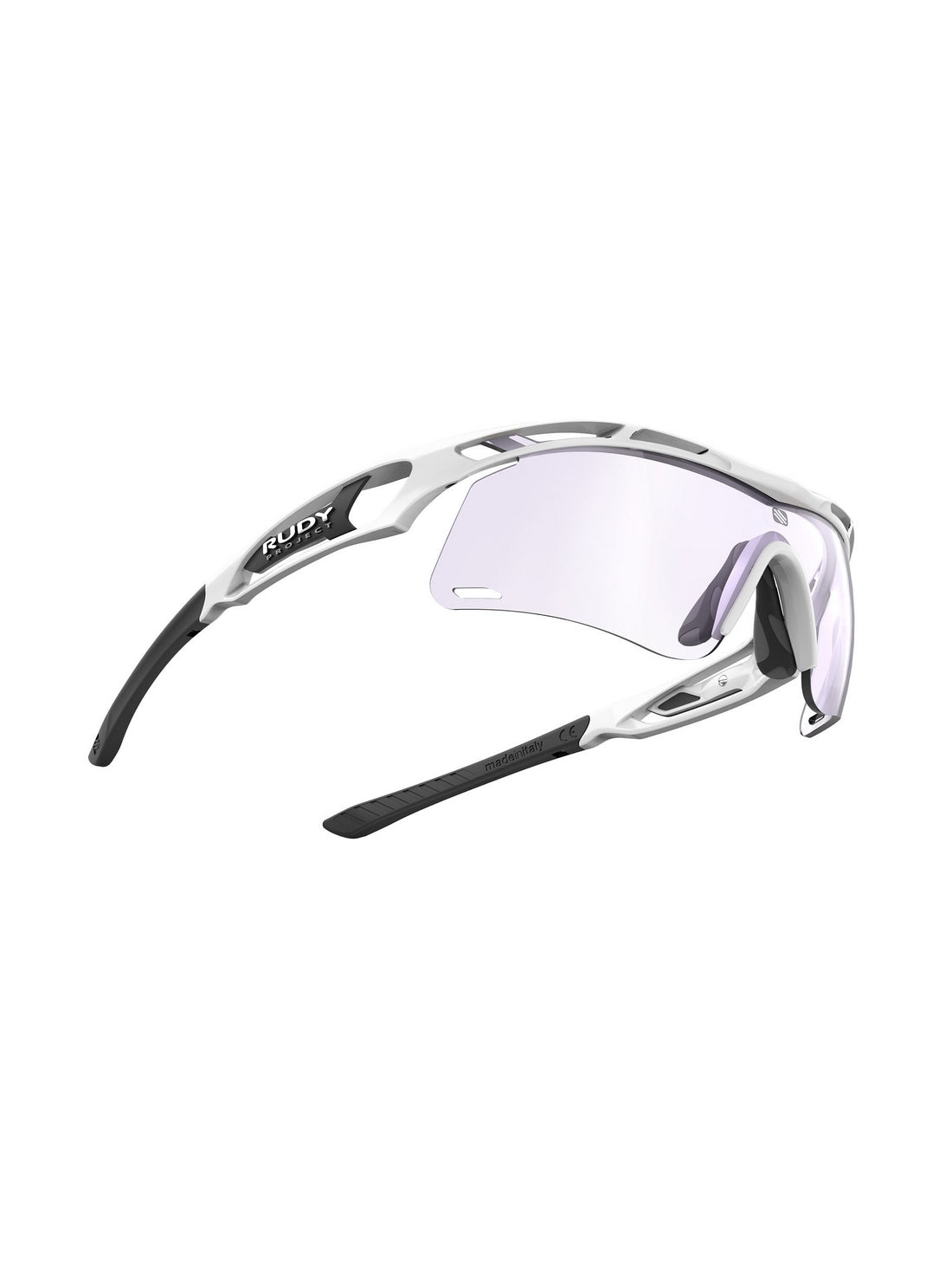 Okulary fotochromowe RUDY PROJECT TRALYX+ Slim - biały | ImpactX® 2 Laser Purple Cat 1-3