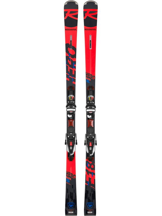 Narty ROSSIGNOL HERO ELITE LT TI K + wiązania LOOK NX 12 K.GW B80 BLACK ICON - Adventure Sports
