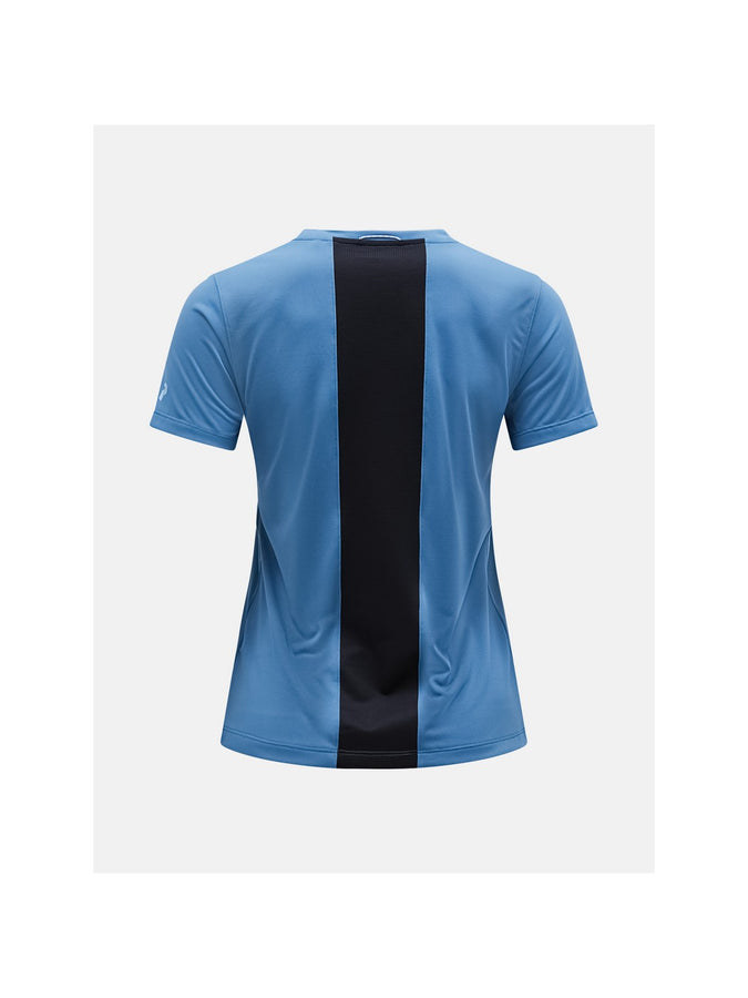 T-Shirt Peak Performance W Alum Light Short Sleeve niebieski